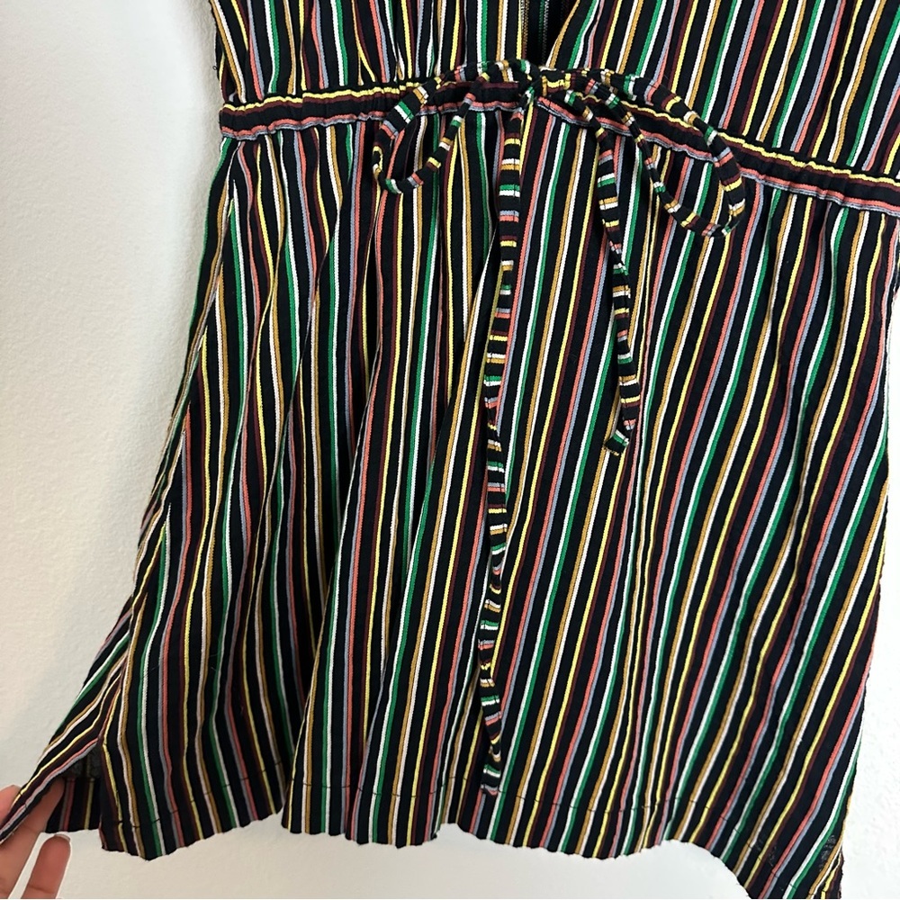 Ace & Jig Multicolored Tie-Front Minidress Size Xs - image 3